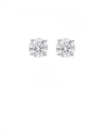 0.57ct Diamond Platinum Stud Earrings