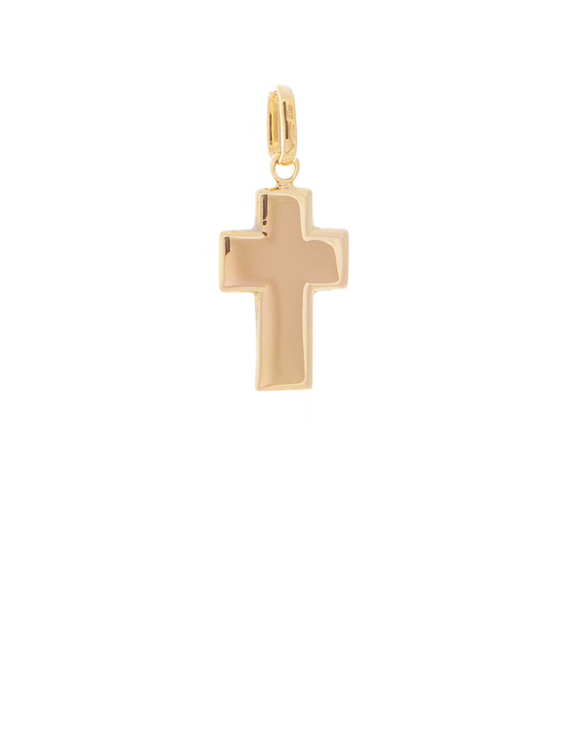 18k italian gold crosses