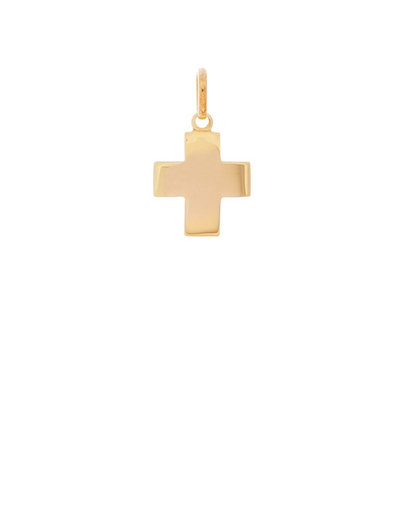 18k italian gold crosses