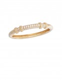 2.28ct Diamond 18K Gold Bangle