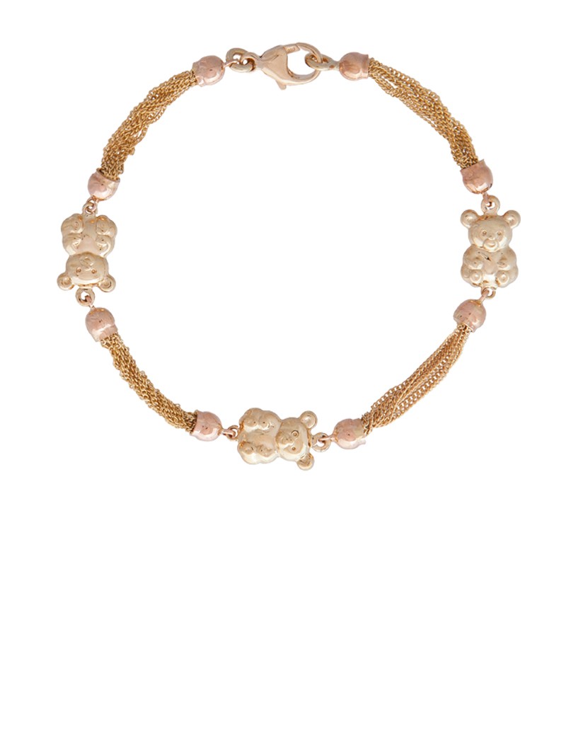 Gold bracelet deals with roses